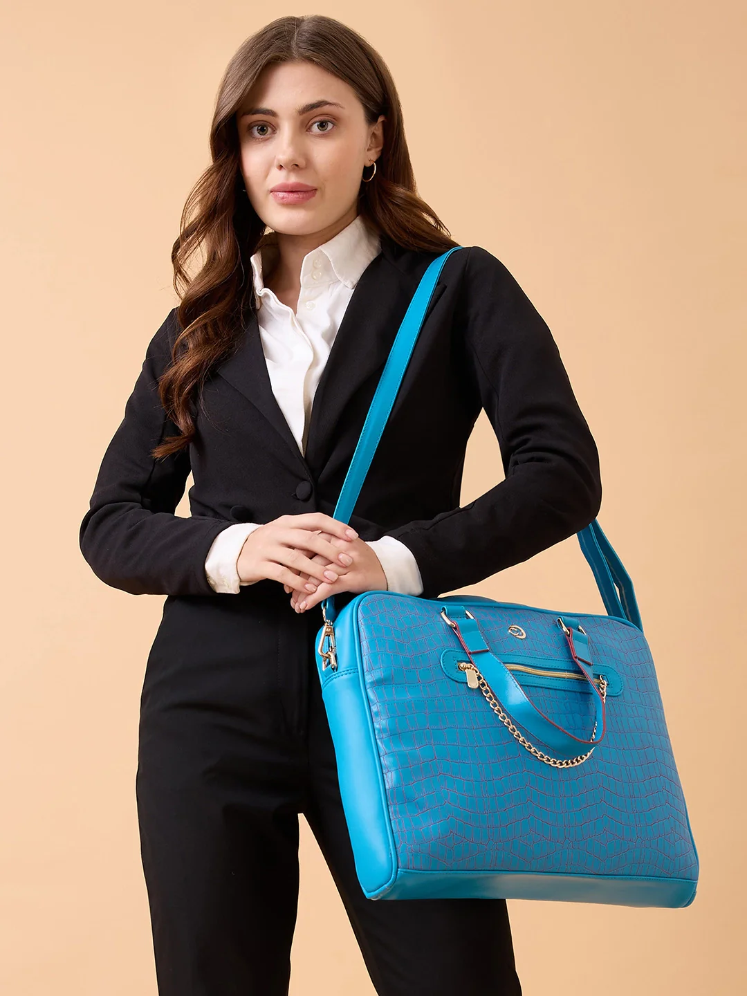 Caprese Mist Laptop Bag Large Blue - Image 2