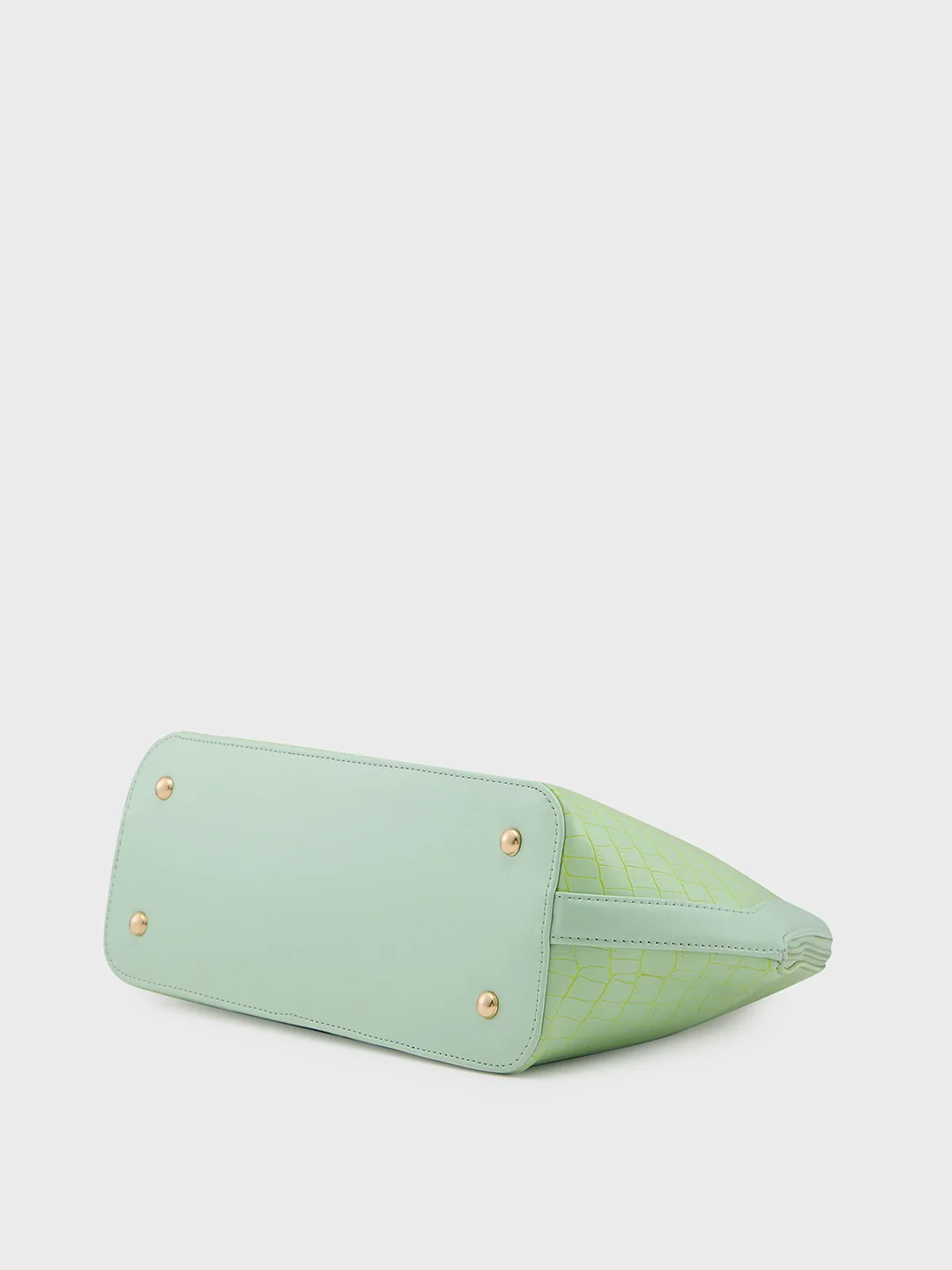 Caprese Mist Large Mint Satchel Bag - Image 7