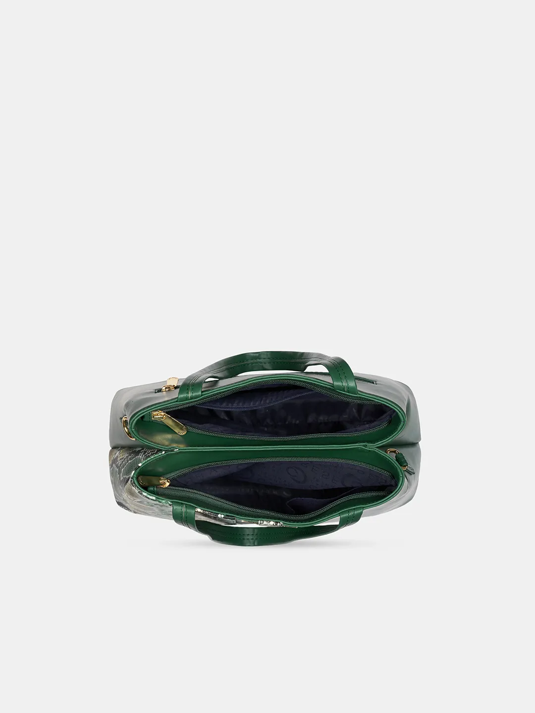 Caprese  Molly Medium Olive Green Satchel Bag - Image 6