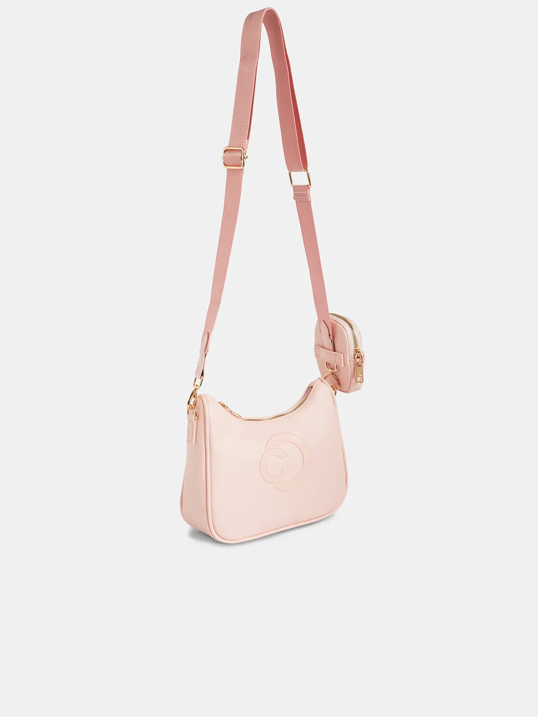Caprese Monroe Medium Blush Sling Bag - Image 3
