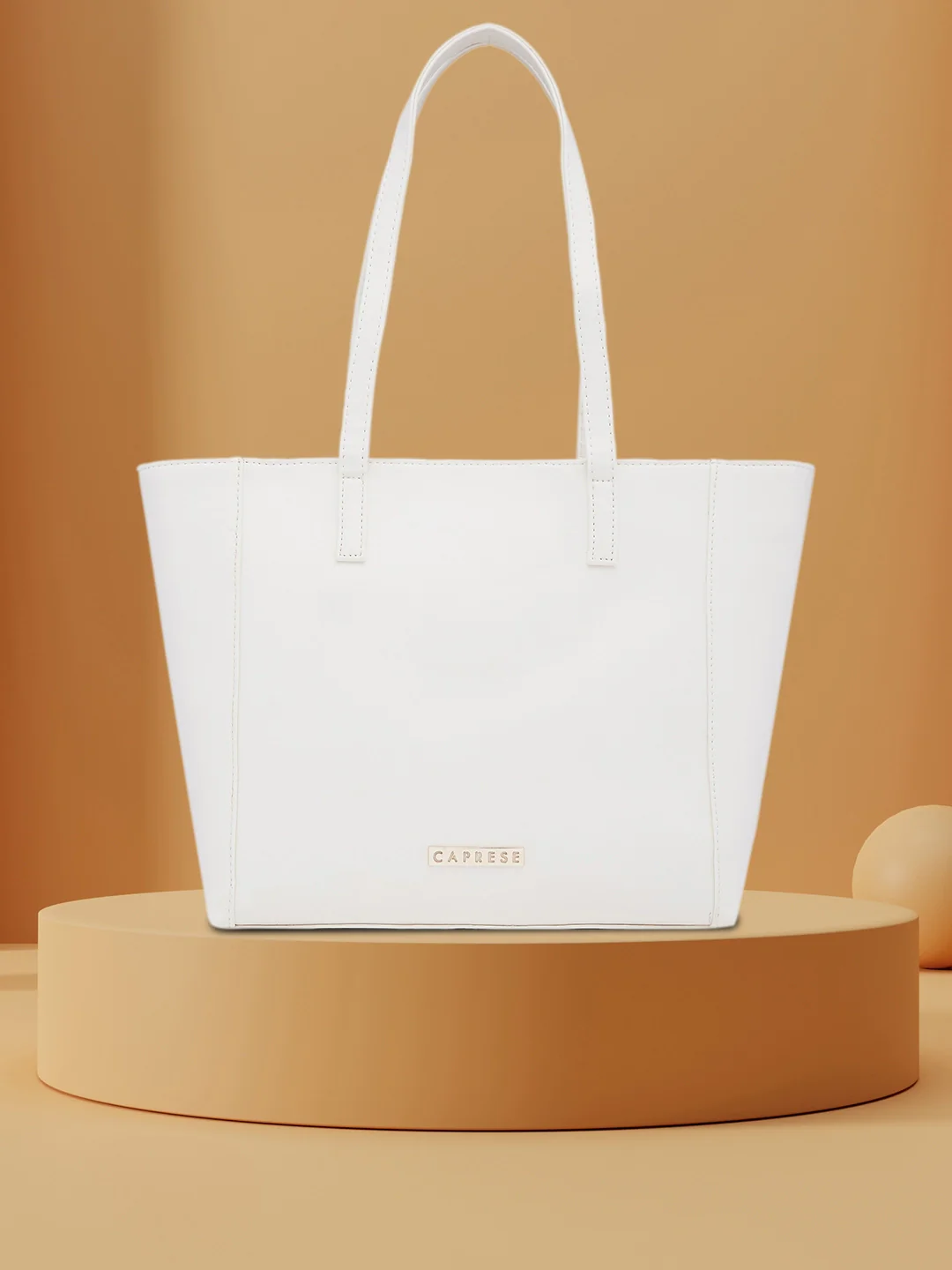 Caprese Montana Small Off White Tote Bag - Image 9