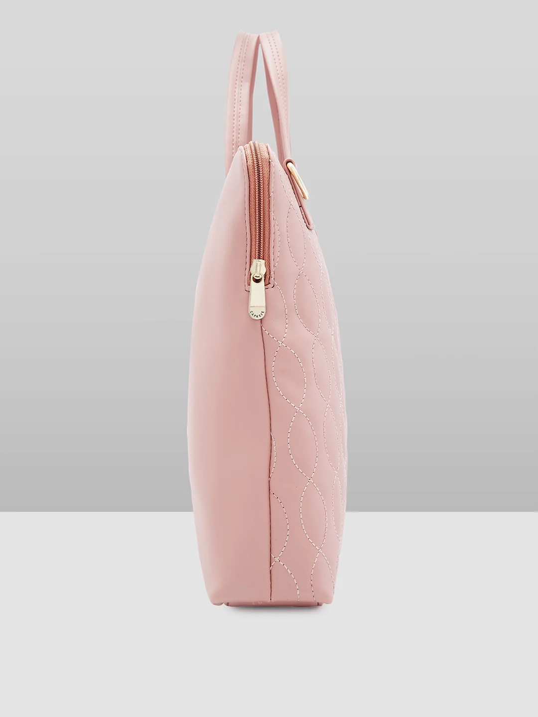 Caprese Mubi Medium Blush Laptop Bag - Image 10