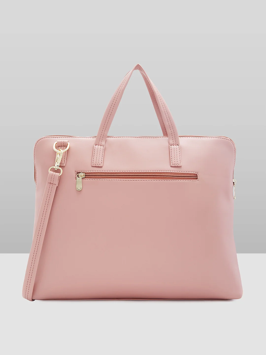 Caprese Mubi Medium Blush Laptop Bag - Image 3