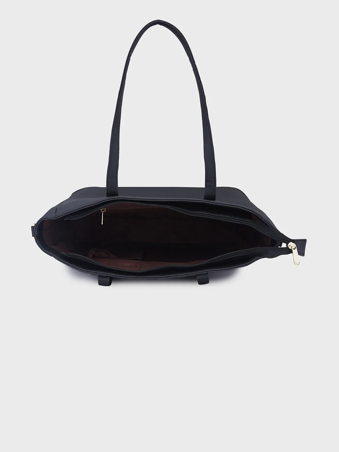 Caprese Mubi Small Black Tote Bag - Image 10