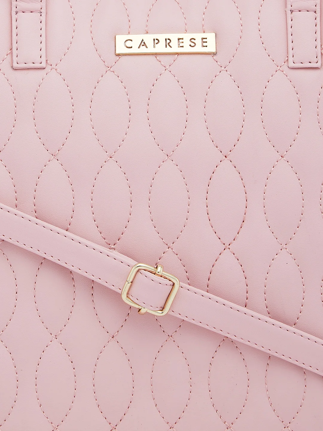 Caprese Mubi Small Blush Tote Bag - Image 11