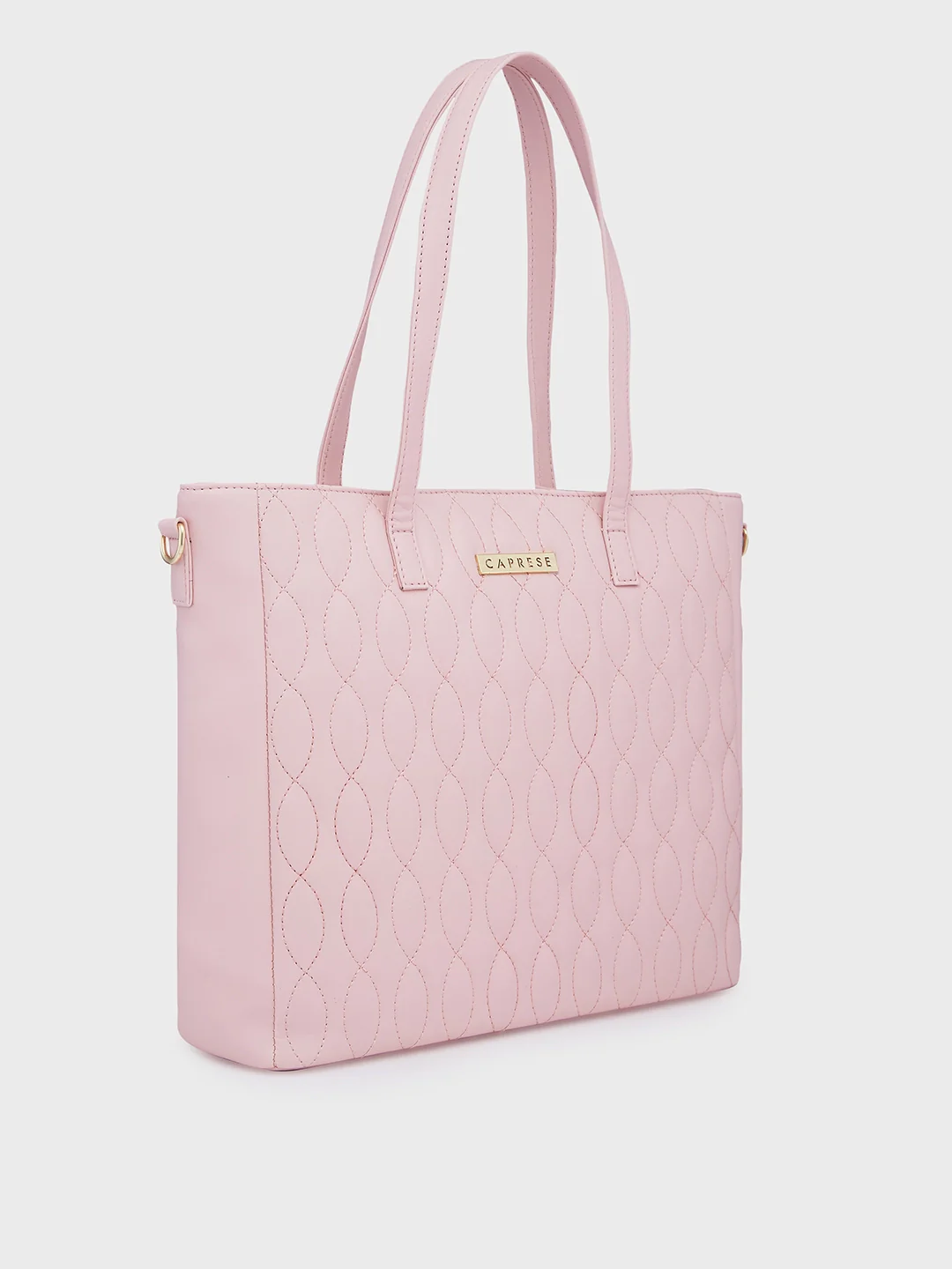 Caprese Mubi Small Blush Tote Bag - Image 5