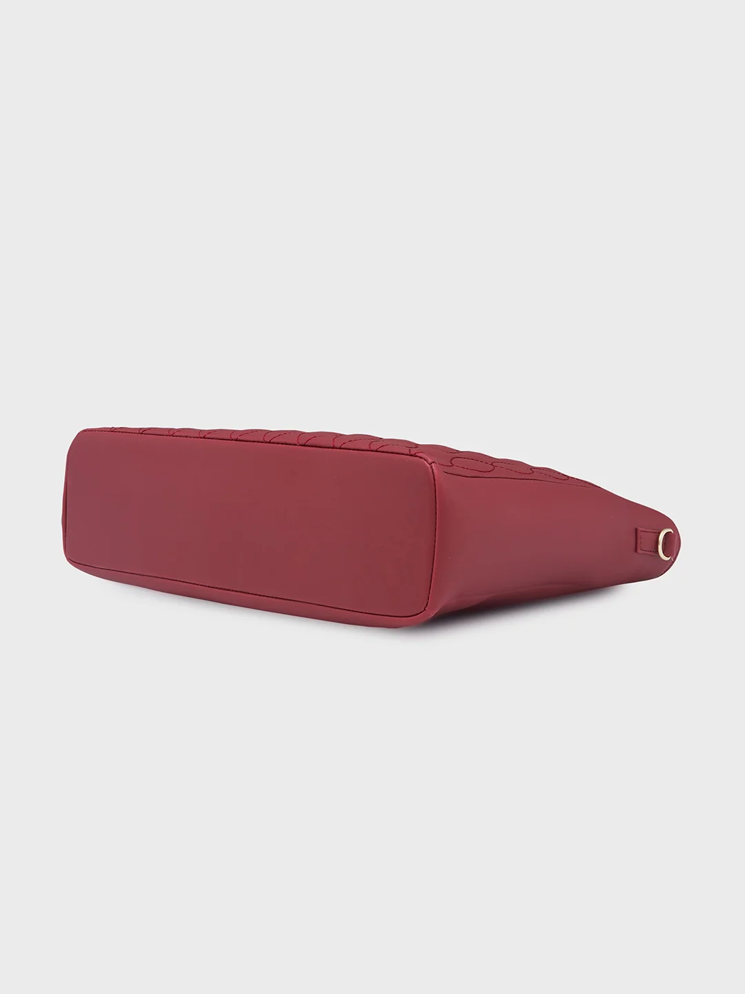 Caprese Mubi Small Maroon Tote Bag - Image 6