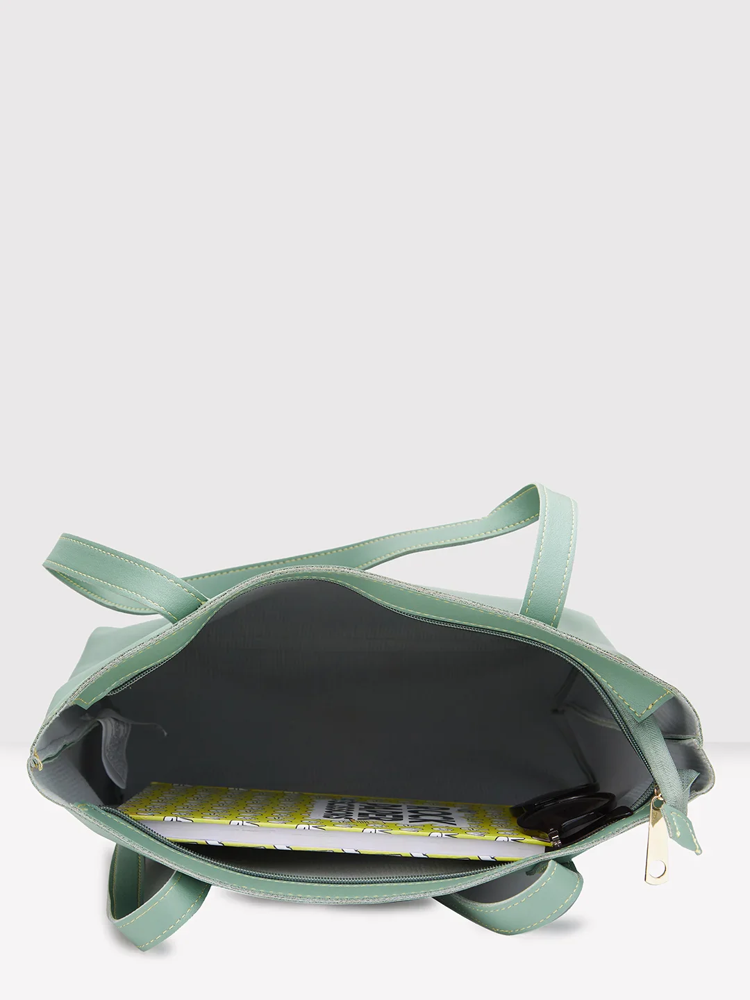 Caprese Myla Large Mint Tote Bag - Image 9