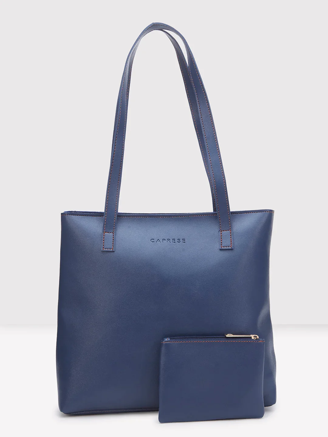 Caprese Myla Large Navy Tote Bag