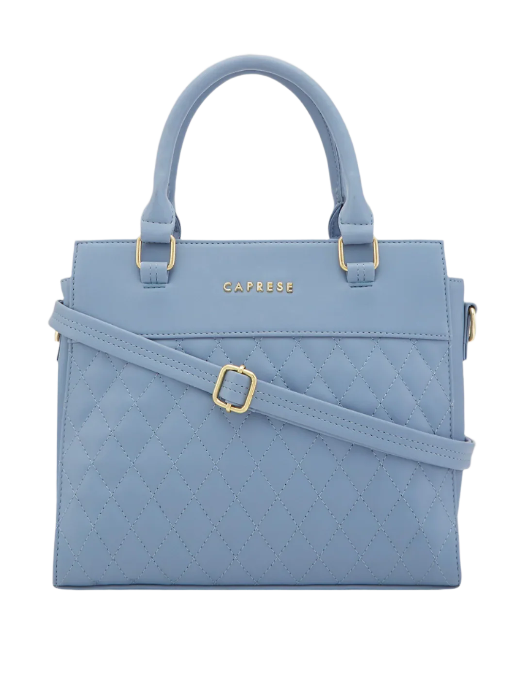 Caprese Myra Medium Blue Satchel Bag