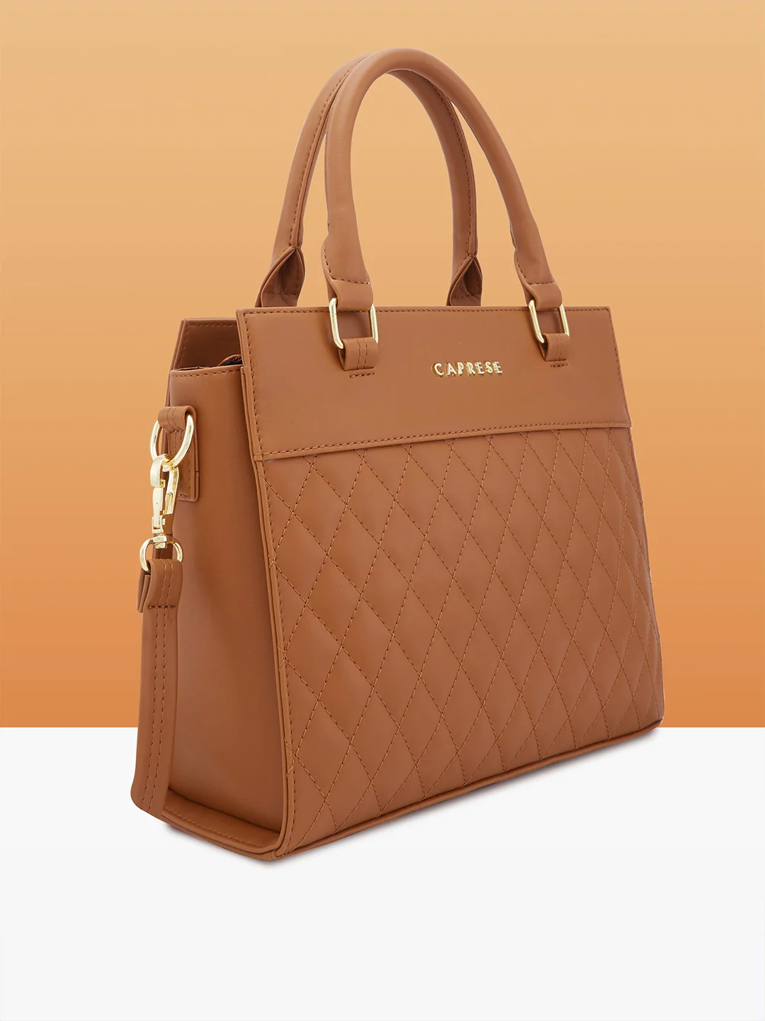 Caprese Myra Medium Brown Satchel Bag - Image 2