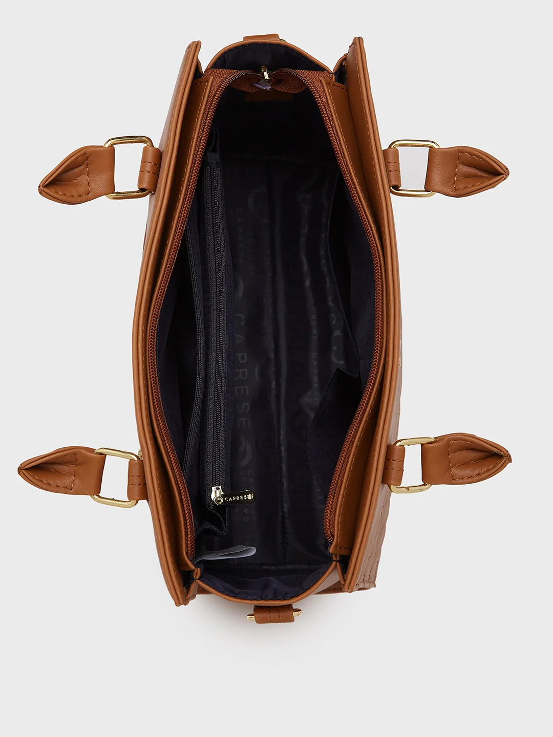 Caprese Myra Medium Brown Satchel Bag - Image 6