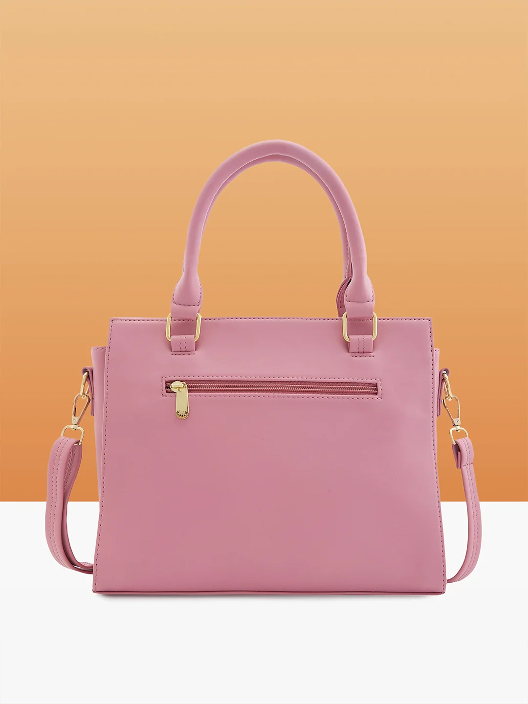 Caprese Myra Medium Pink Satchel Bag - Image 4