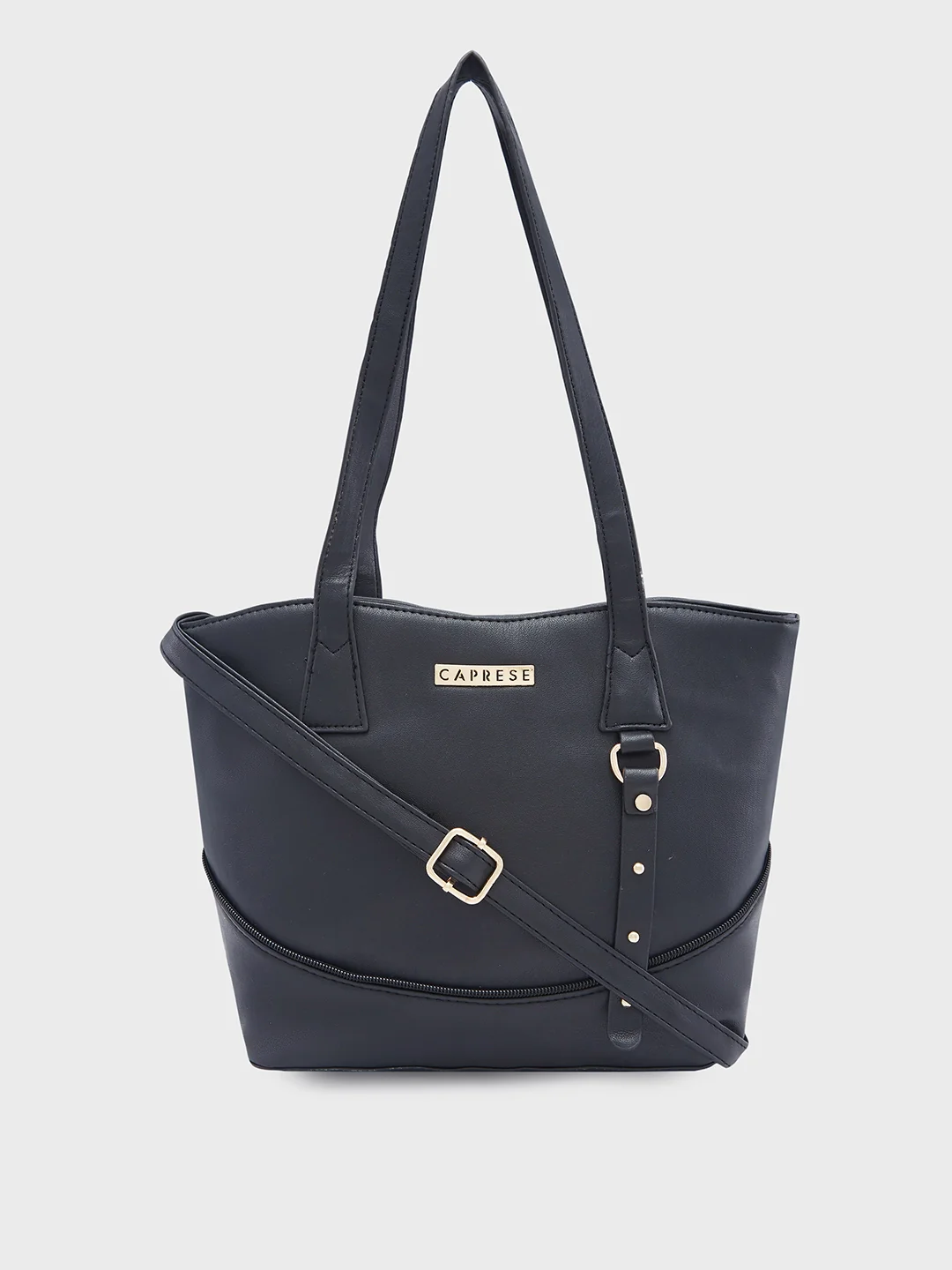 Caprese Nancy Large Black Tote Bag - Image 11