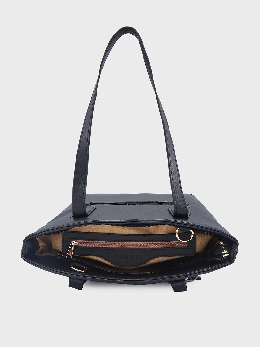 Caprese Nancy Large Black Tote Bag - Image 7