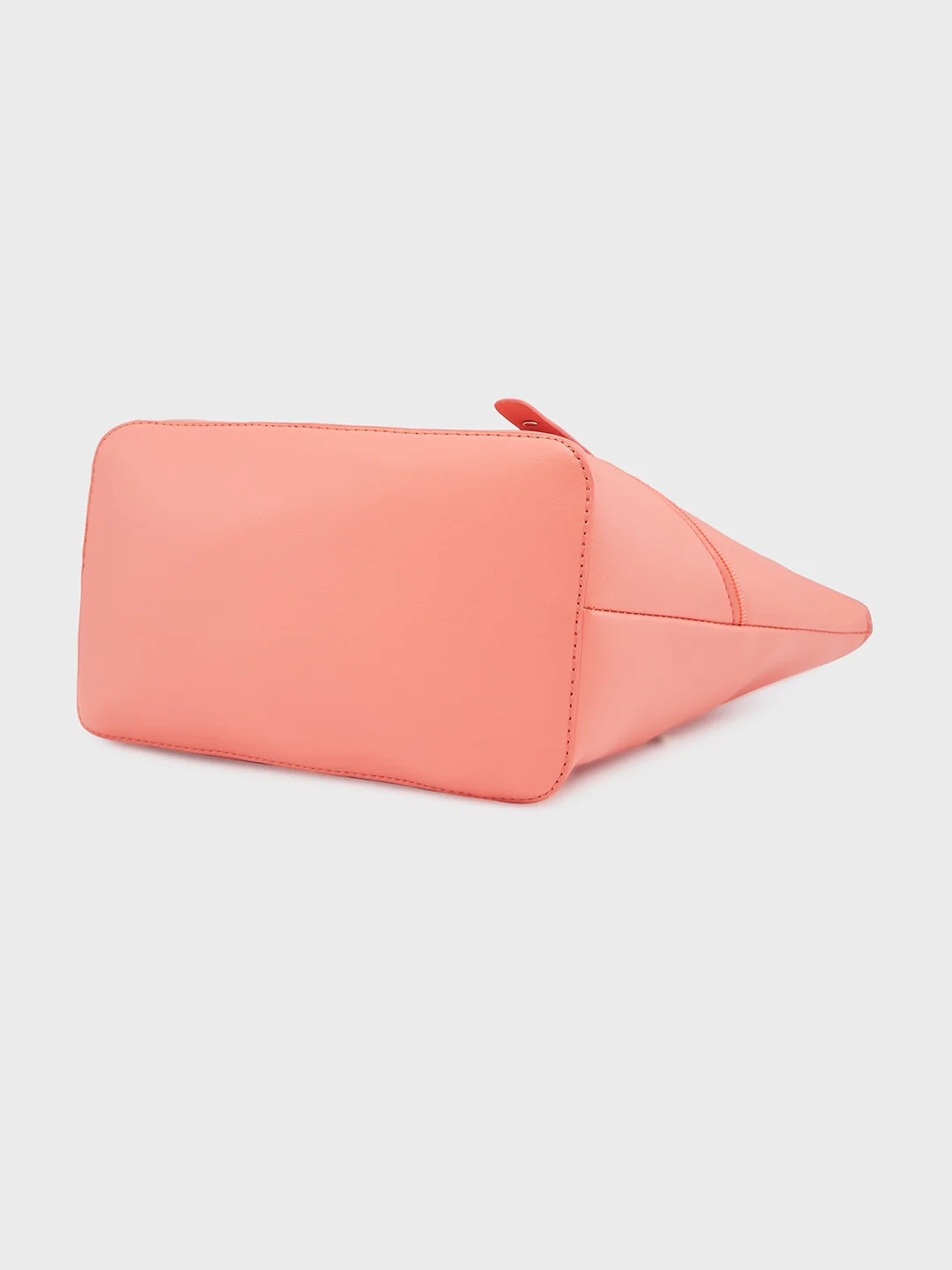 Caprese Nancy Large Coral Tote Bag - Image 5