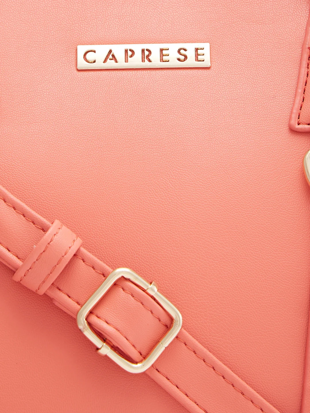 Caprese Nancy Large Coral Tote Bag - Image 8