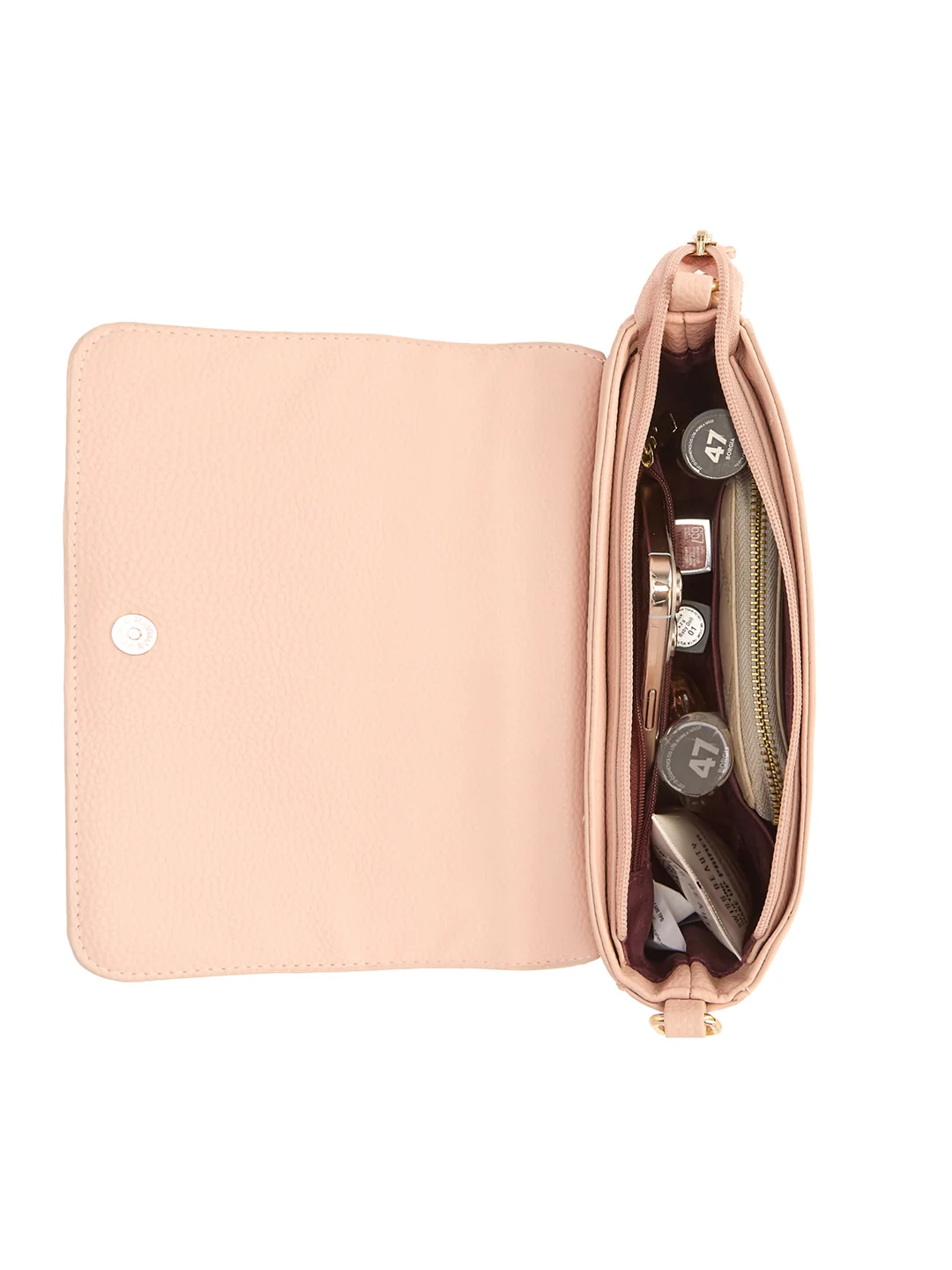 Caprese Nars Medium Rose Gold Sling Bag - Image 9