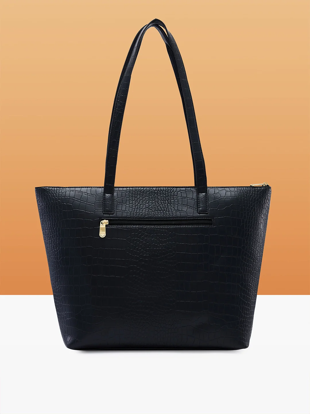 Caprese Natlie Large Black Tote Bag - Image 4