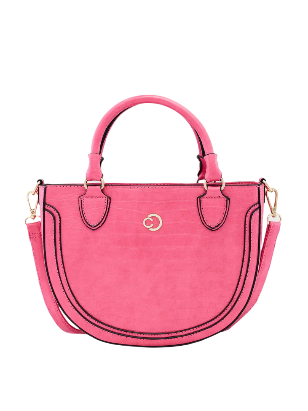 Caprese Nicole Small Flamingo Satchel Bag