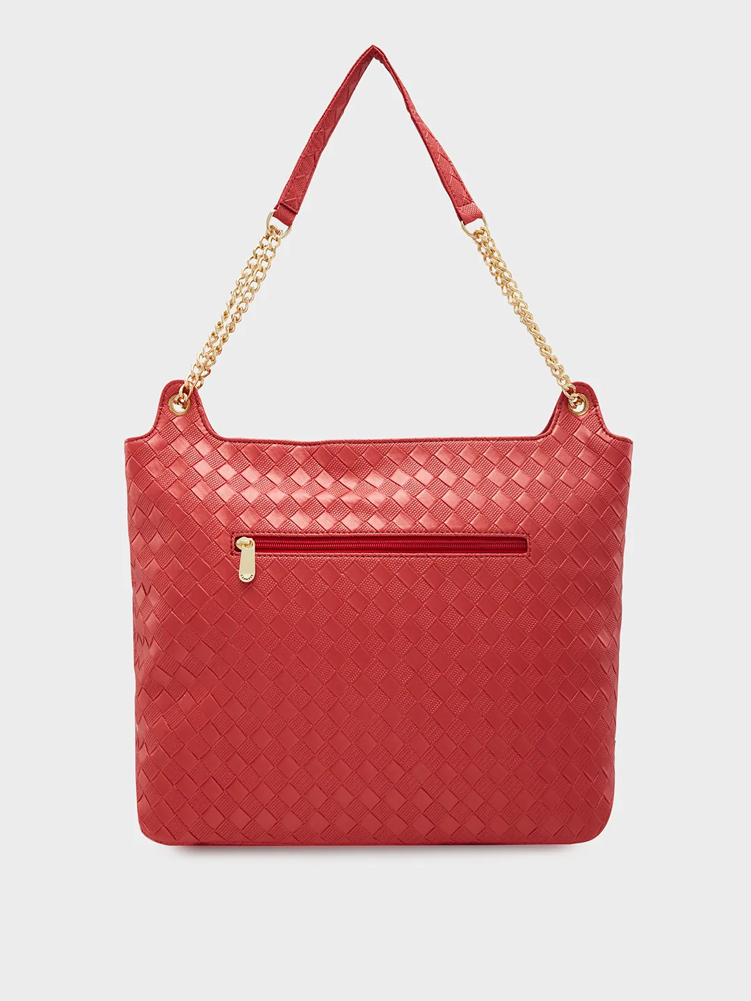Caprese Nikita Medium Maroon Hobo Bag - Image 4