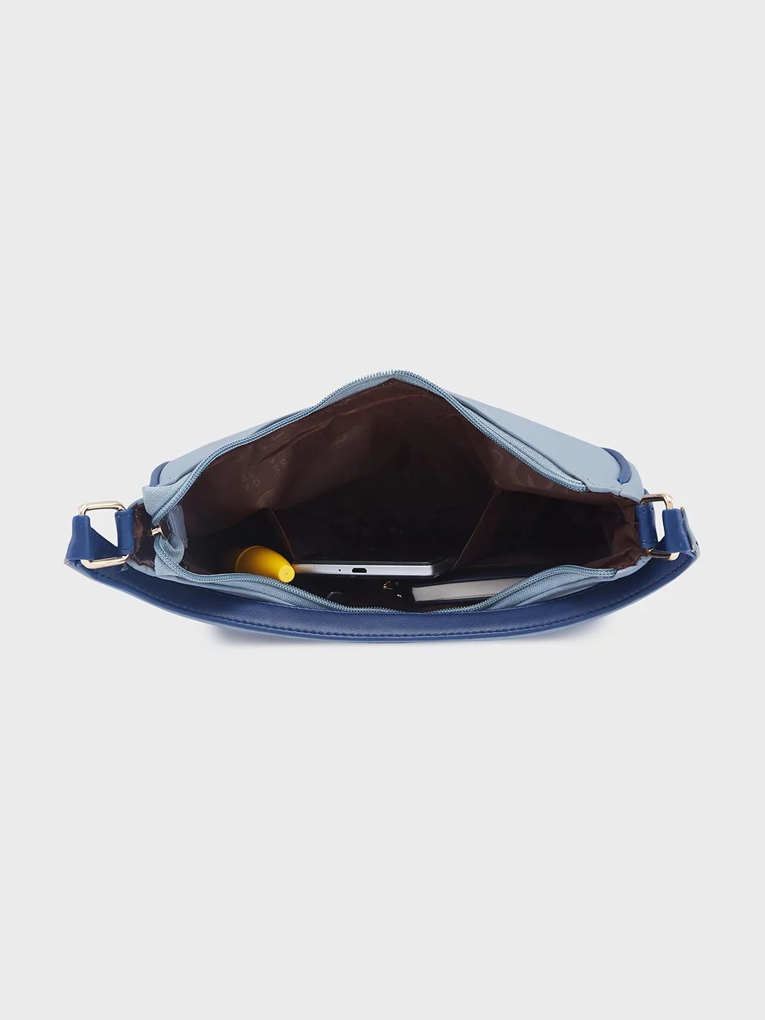 Caprese Nola Small Powder Blue Hobo Bag - Image 8