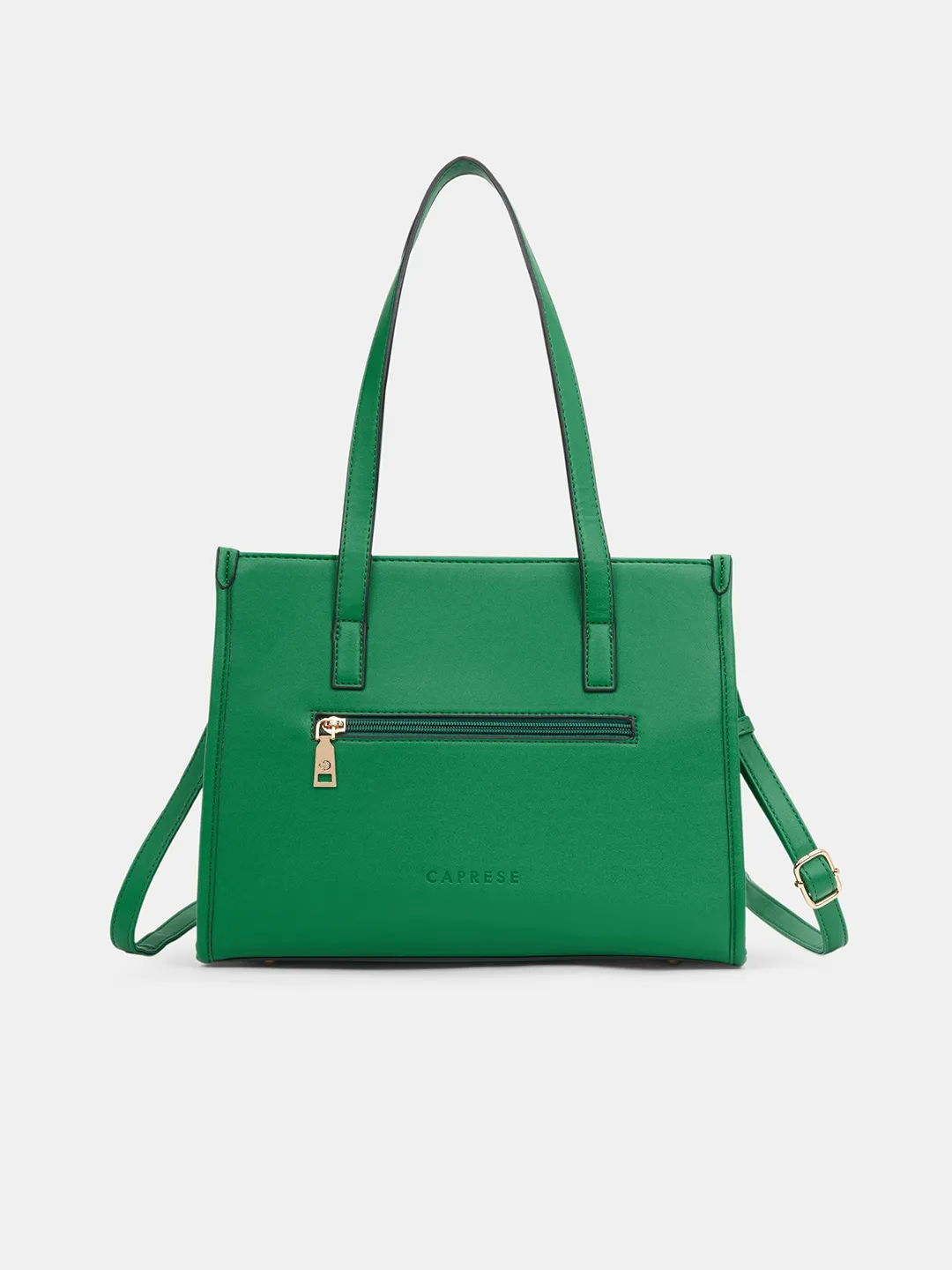 Caprese Nora Medium Green Tote Bag - Image 5