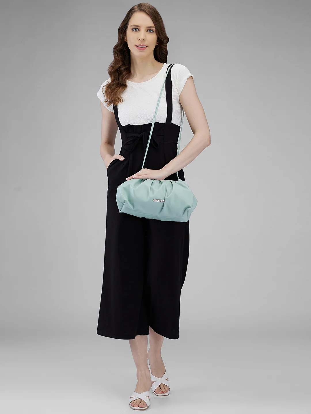 Caprese Novo Small Green Sling Bag - Image 3