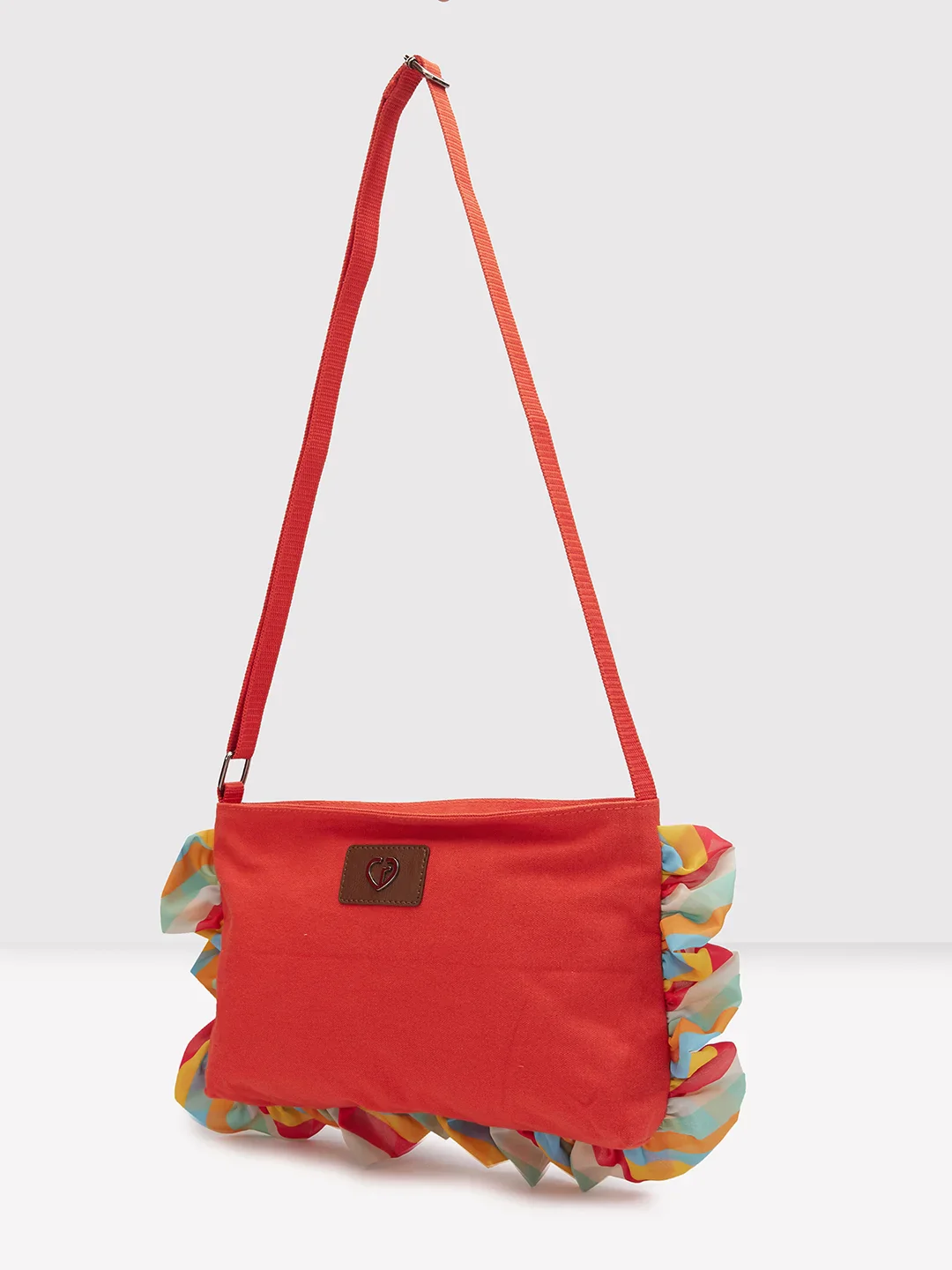 Caprese Oakley Large Red Sling Bag - Image 5
