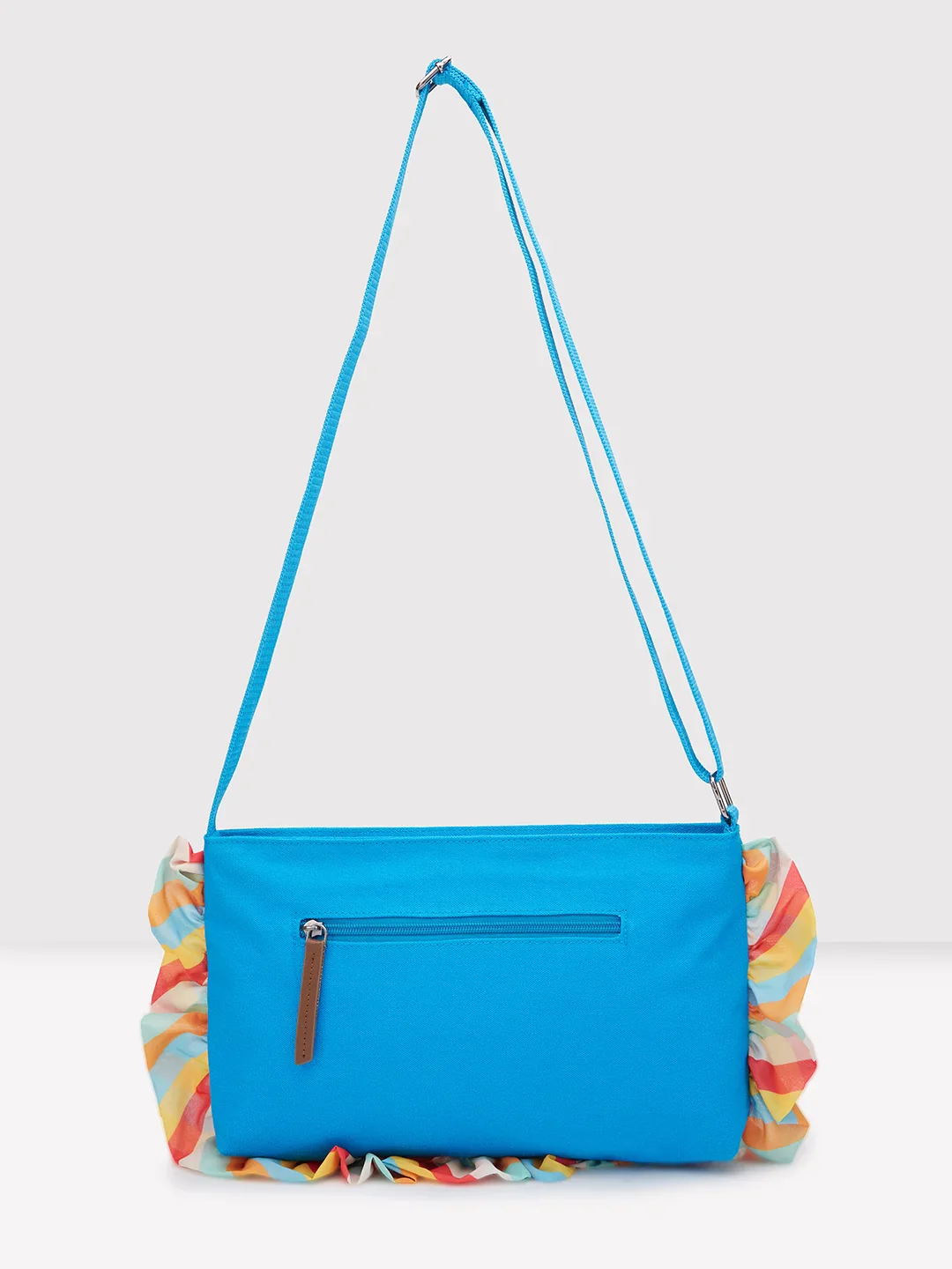 Caprese Oakley Large Turquoise Sling Bag - Image 4
