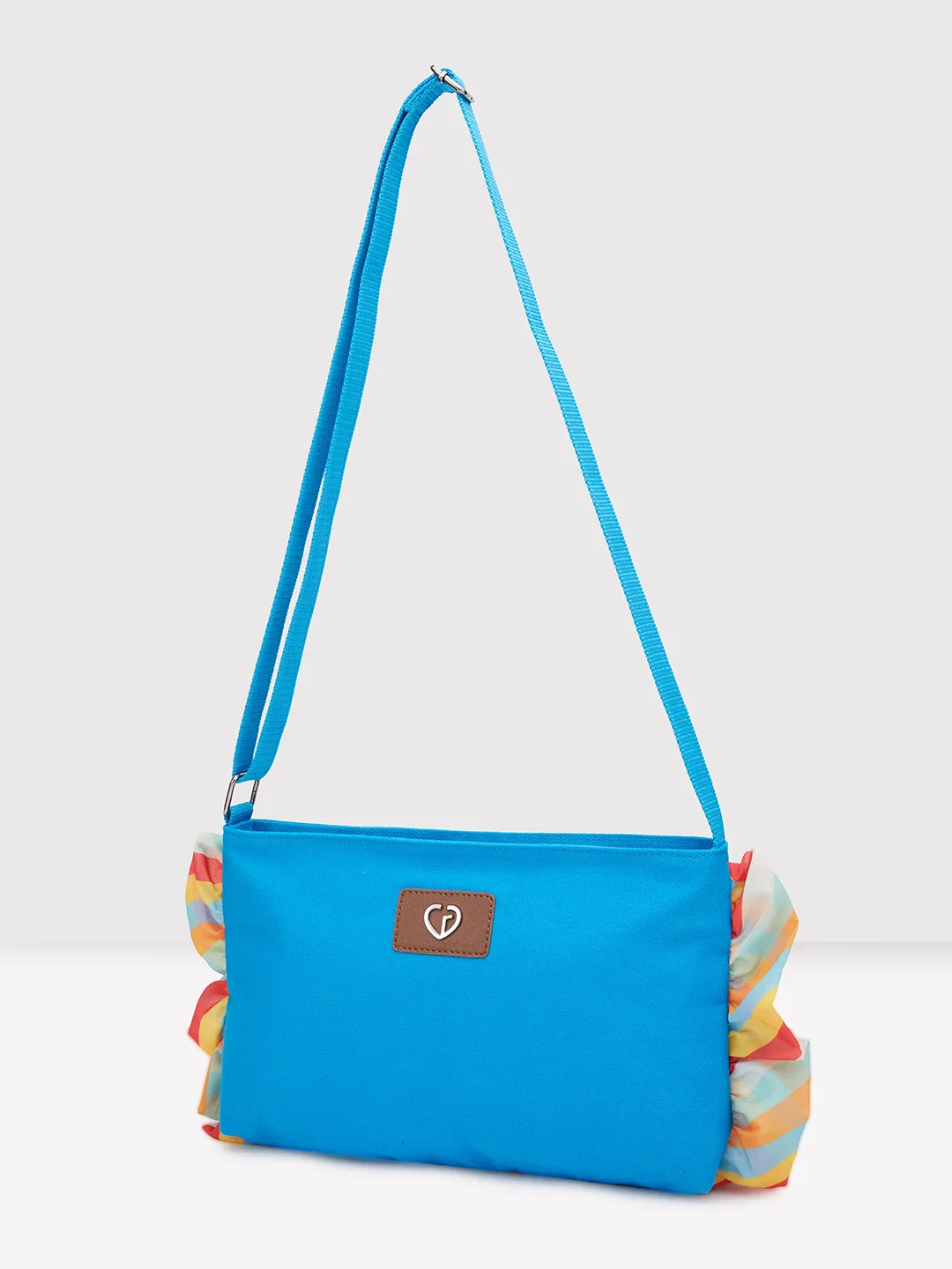 Caprese Oakley Large Turquoise Sling Bag - Image 5