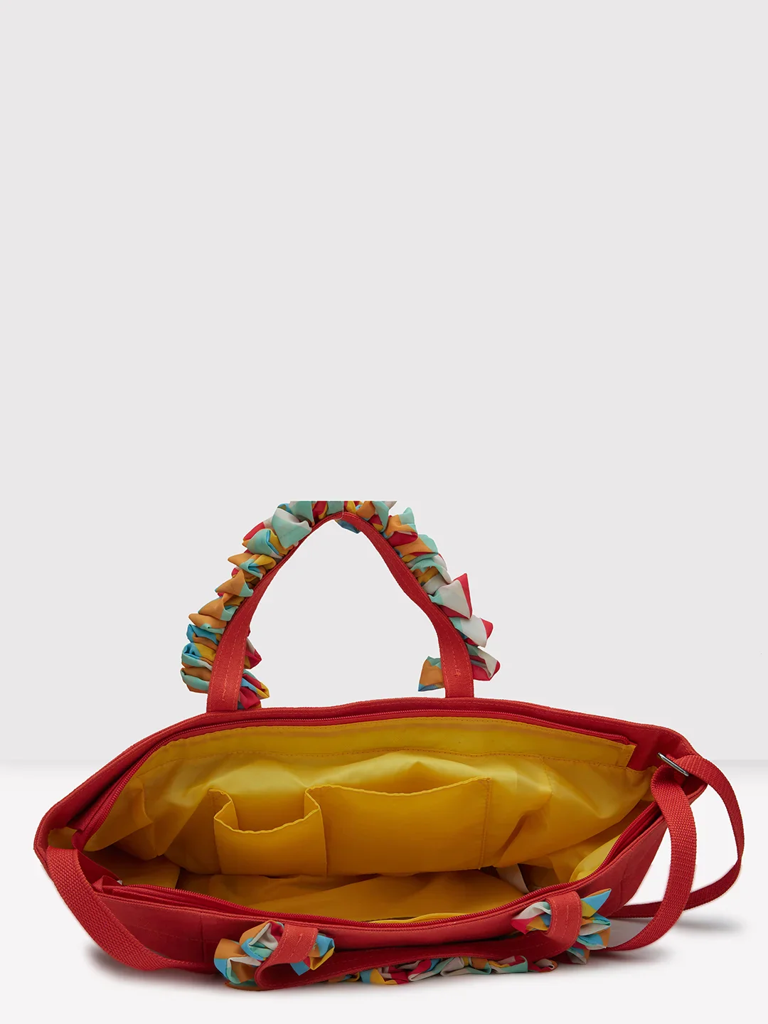Caprese Oakley Large Red Tote Bag - Image 7