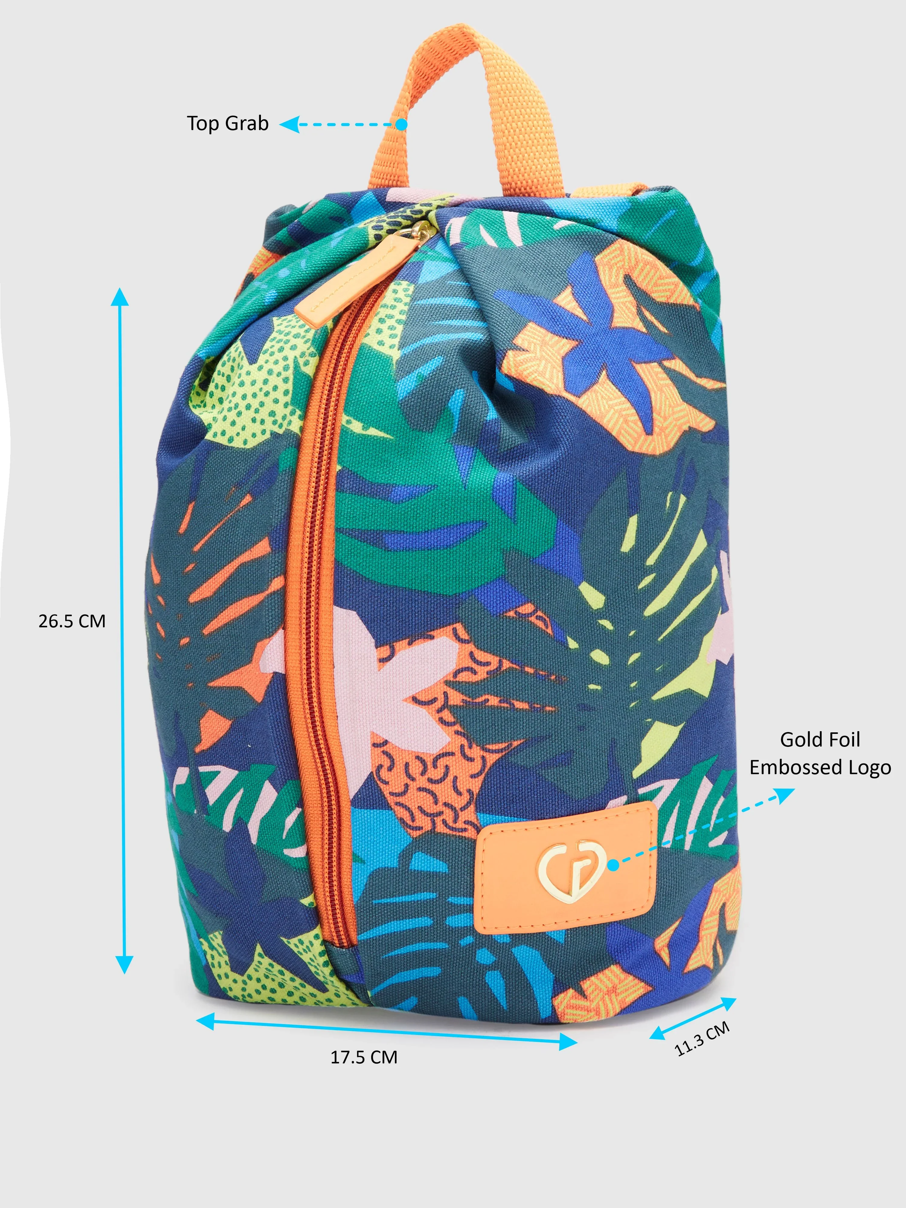 Caprese Octavia Small Indigo Backpack - Image 5