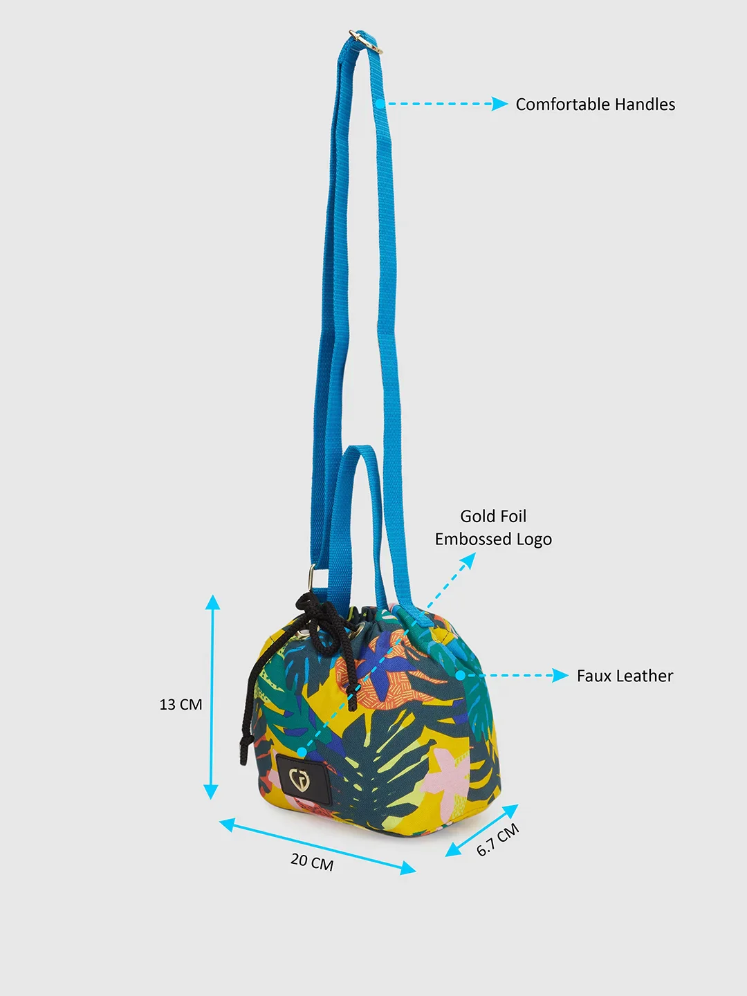 Caprese Octavia Small Ochre Sling Bag - Image 5