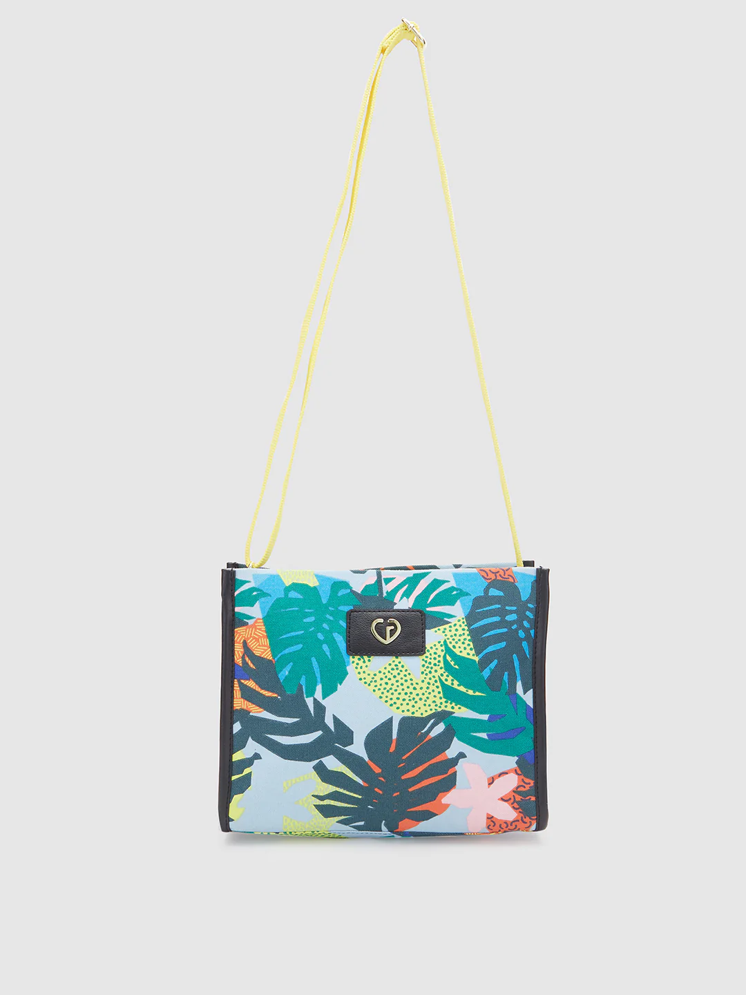 Caprese Octavia Medium Blue Grey Sling Bag - Image 3