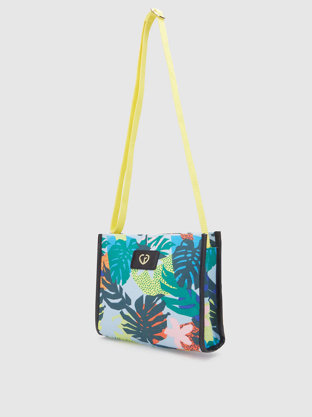 Caprese Octavia Medium Blue Grey Sling Bag - Image 4