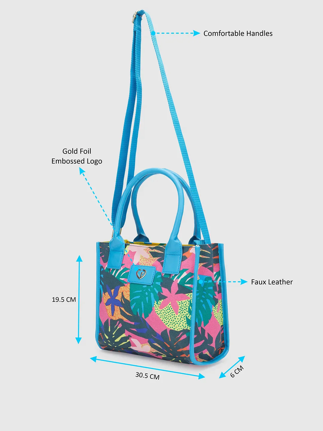 Caprese Octavia Small Fuchsia Tote Bag - Image 4