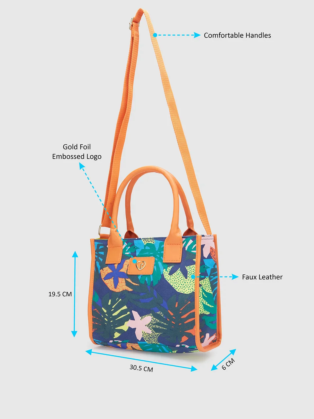 Caprese Octavia Small Indigo Tote Bag - Image 4