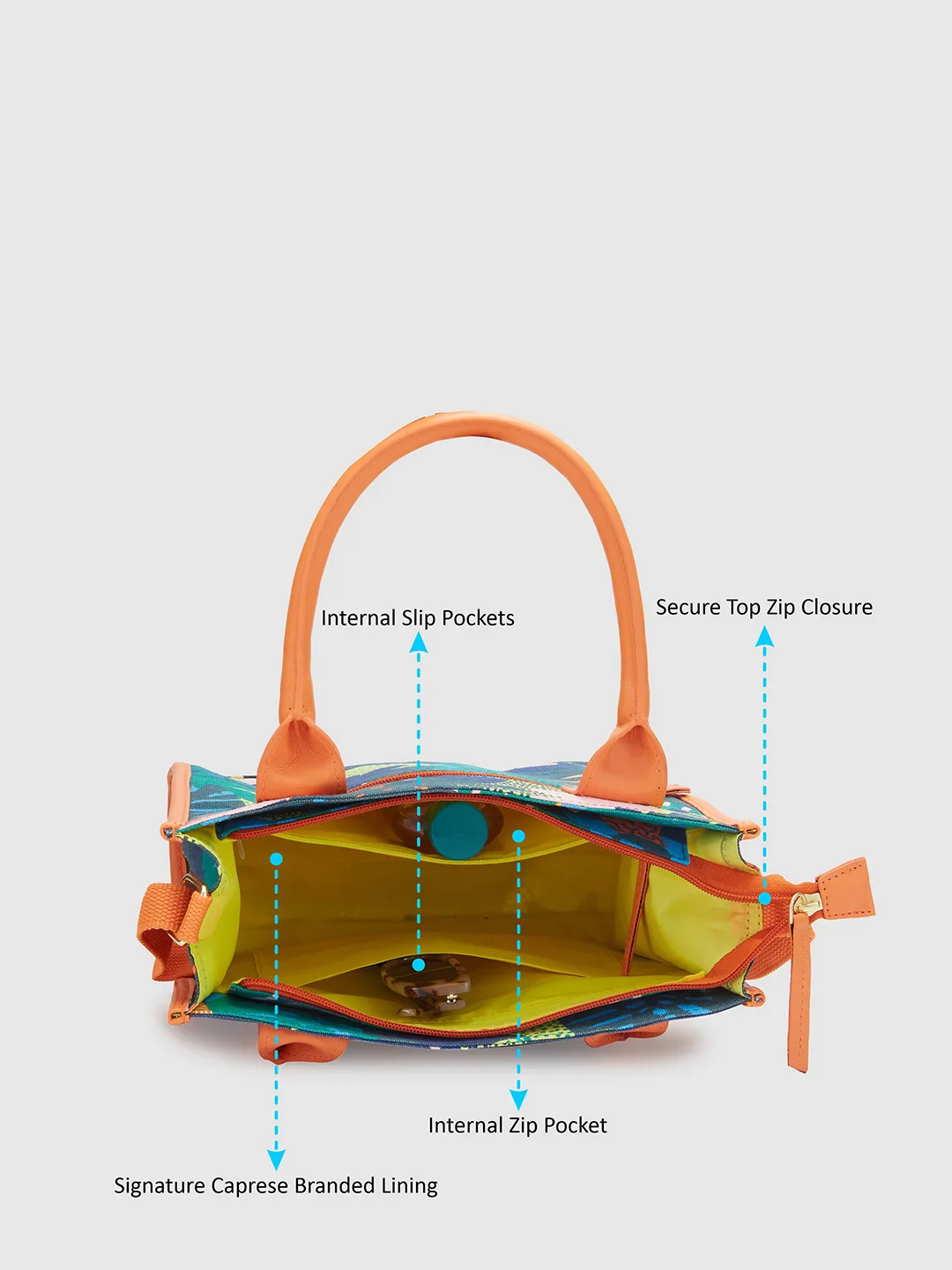 Caprese Octavia Small Indigo Tote Bag - Image 7