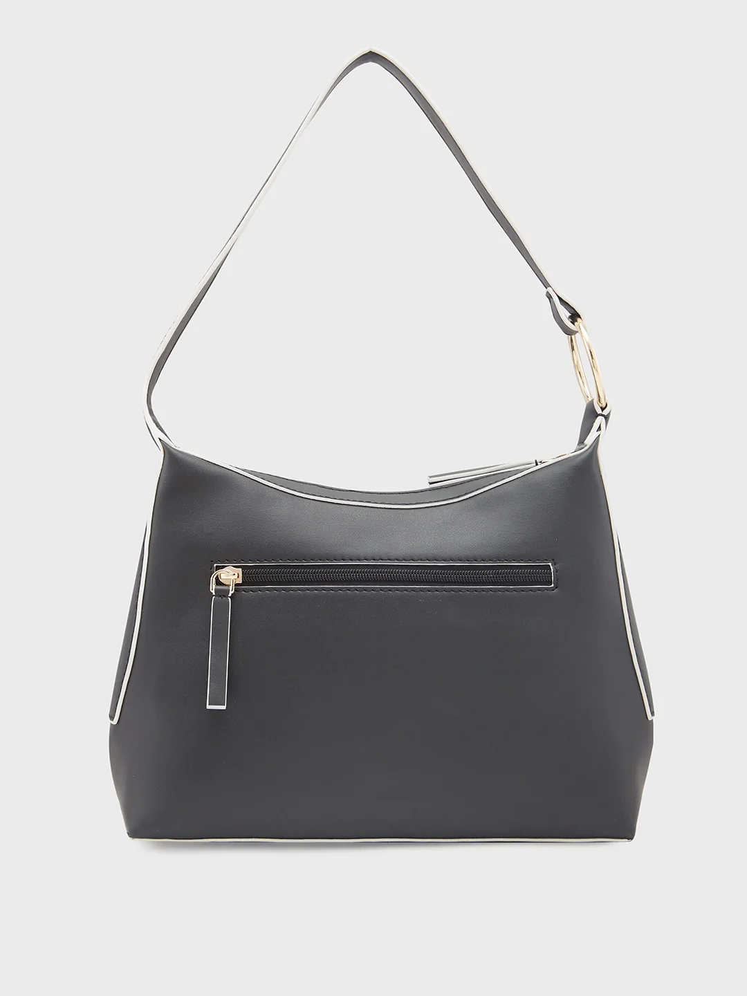 Caprese Olbia Medium Black Hobo Bag - Image 4