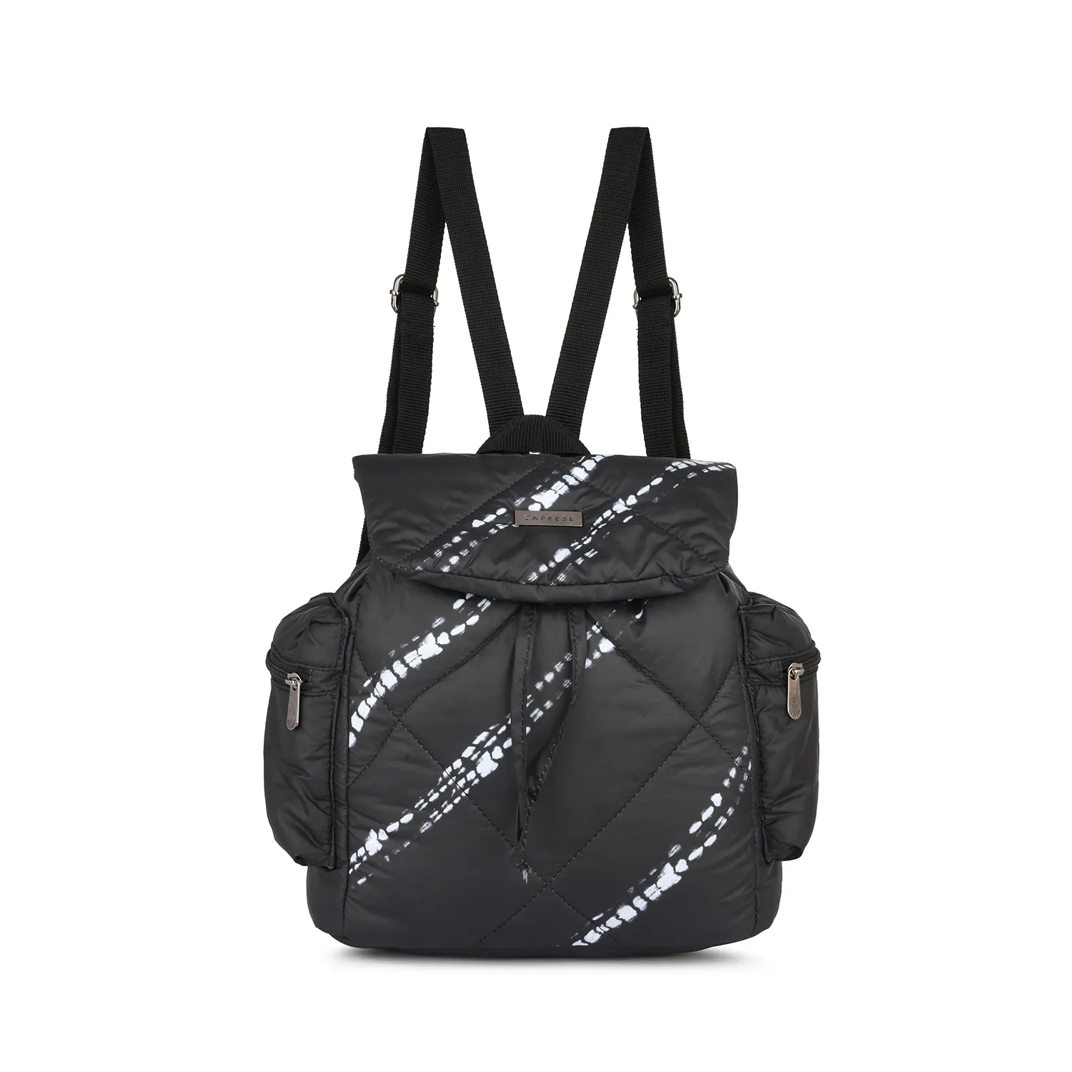 Caprese Olive Medium Black Backpack - Image 3