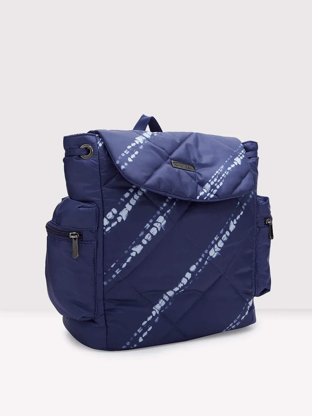 Caprese Olive Medium Blue Backpack - Image 5