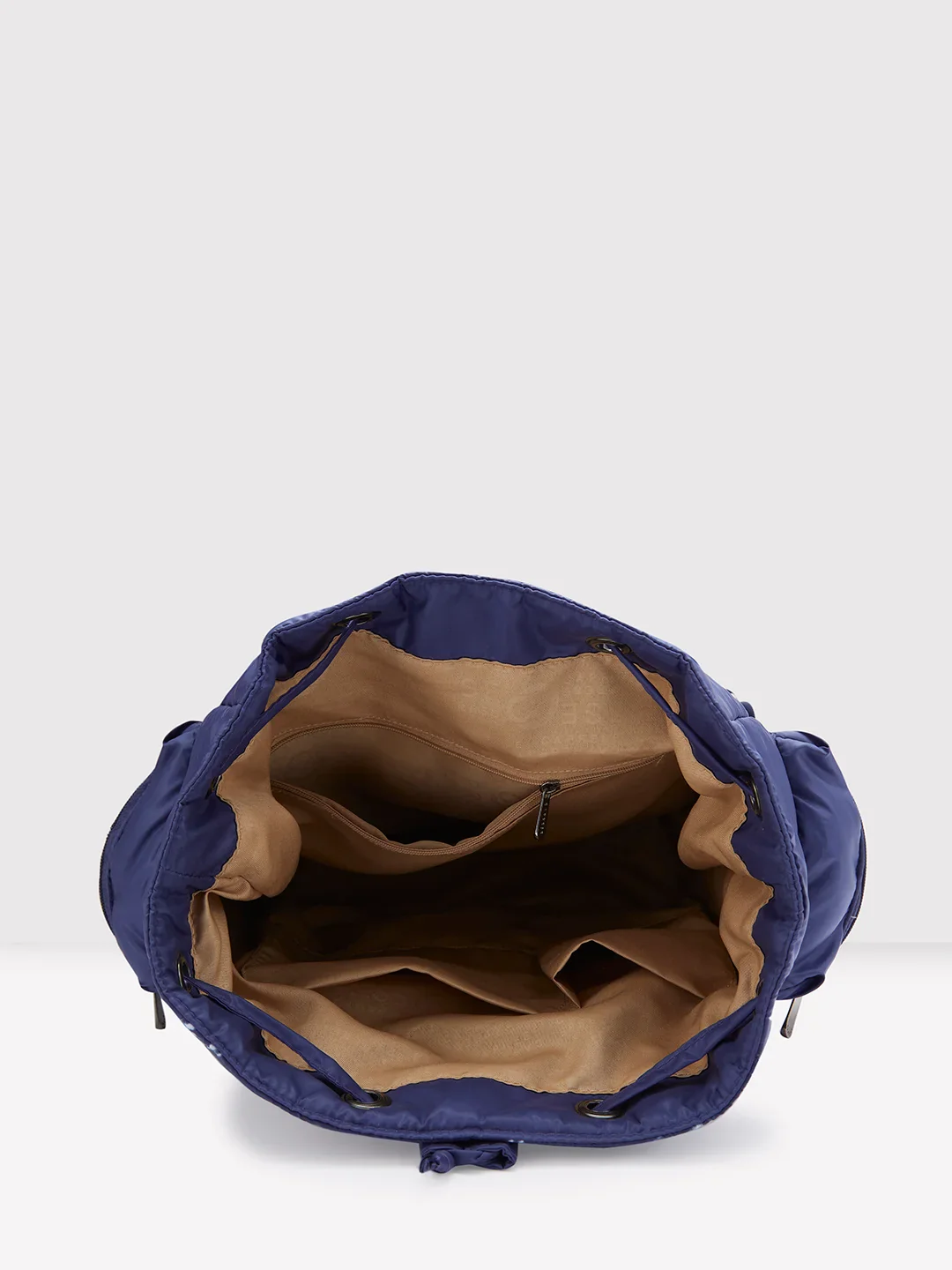 Caprese Olive Medium Blue Backpack - Image 7