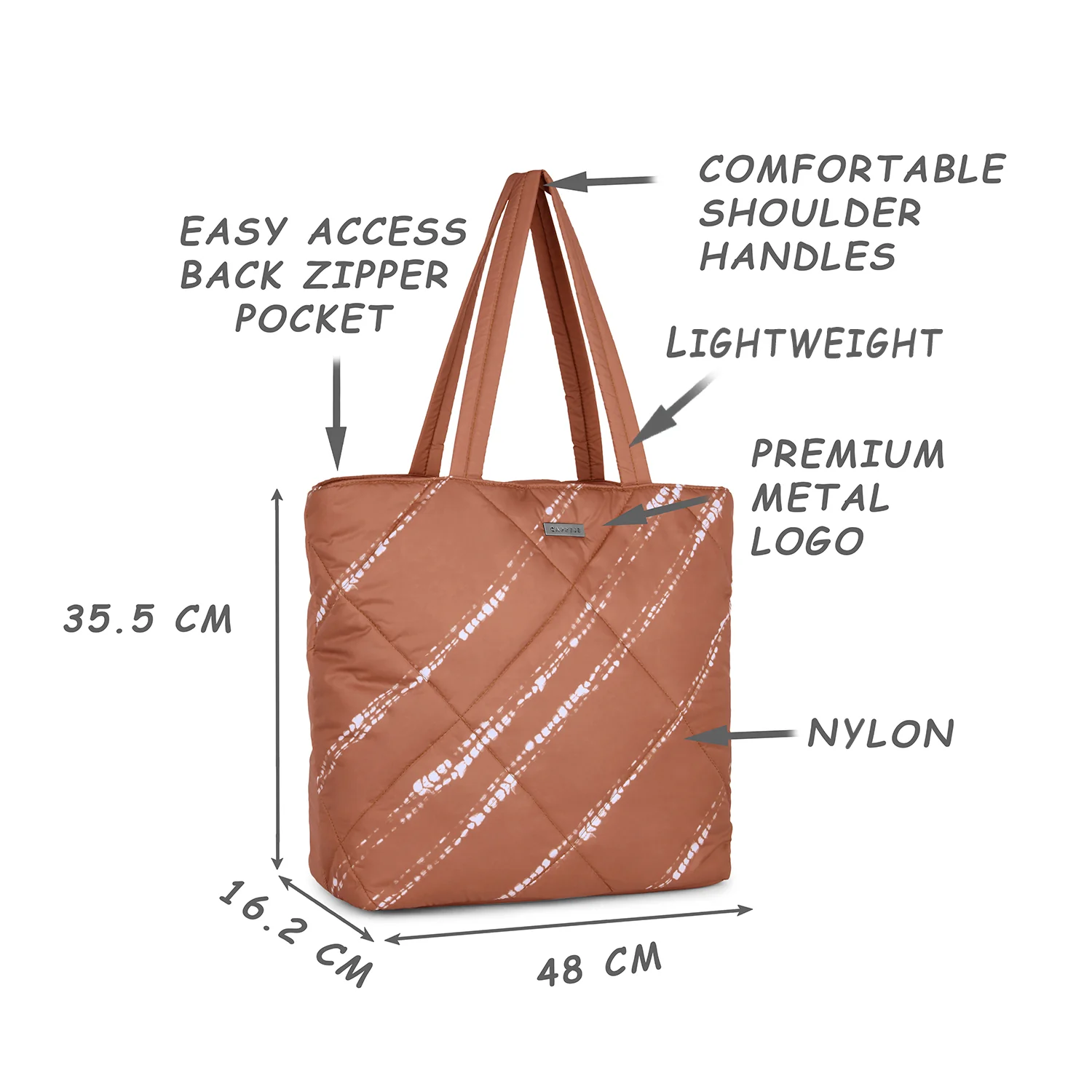 Caprese Olive Large (E) Tan Tote Bag - Image 7