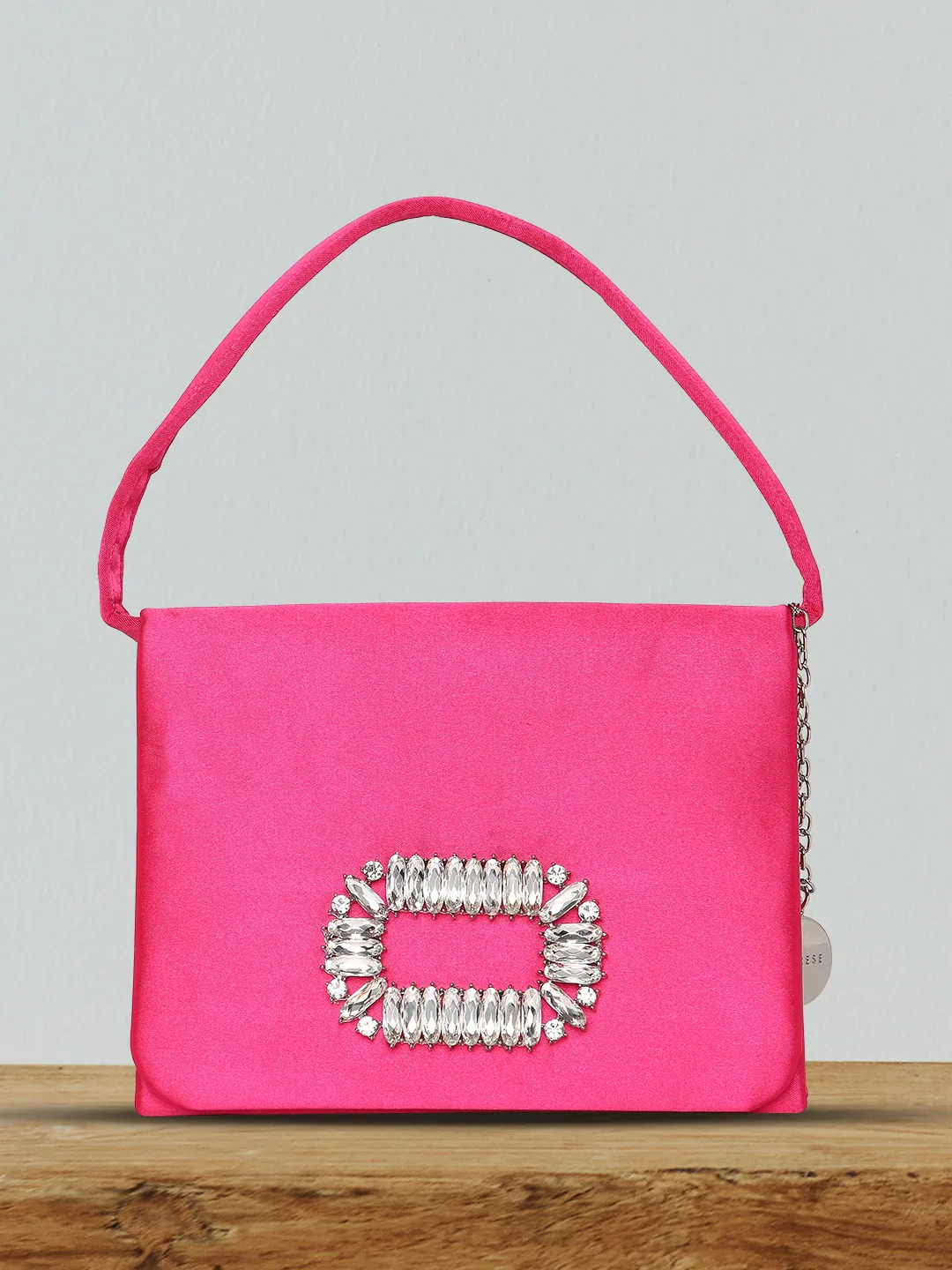 Caprese Olivia Small Fuchsia Clutch - Image 2
