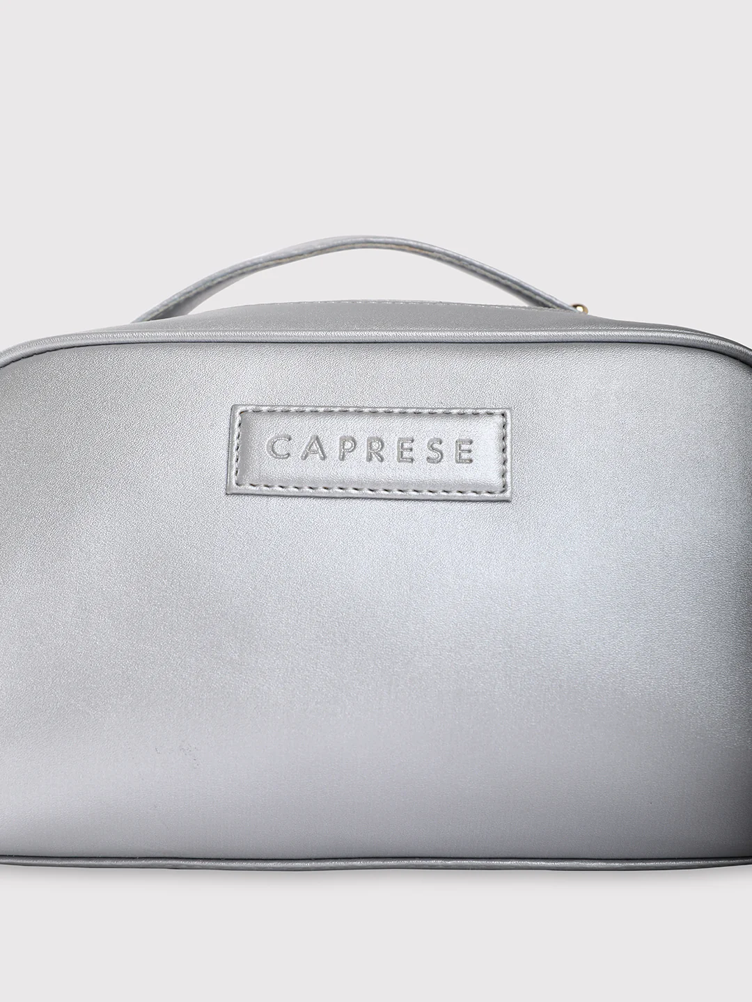 Caprese Olivia Large Silver Vanity Case - Image 7