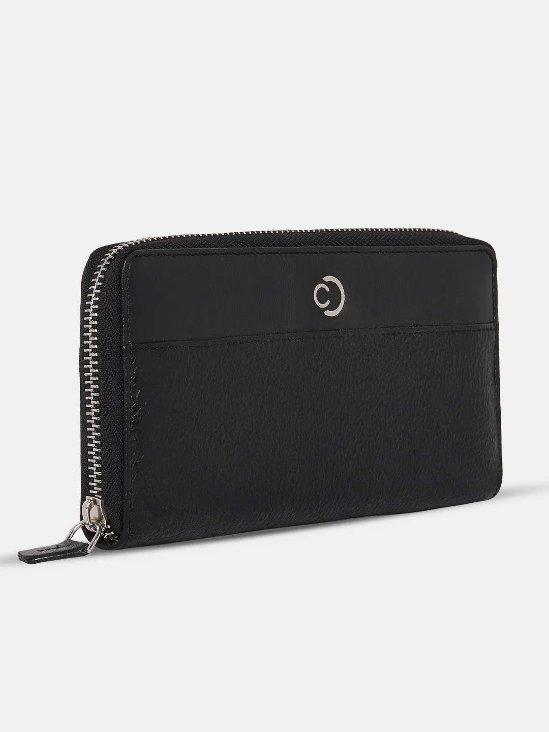 Caprese Olivia Large Black Zip Around Wallet - Image 3