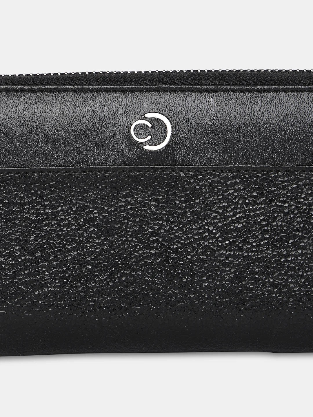 Caprese Olivia Large Black Zip Around Wallet - Image 6