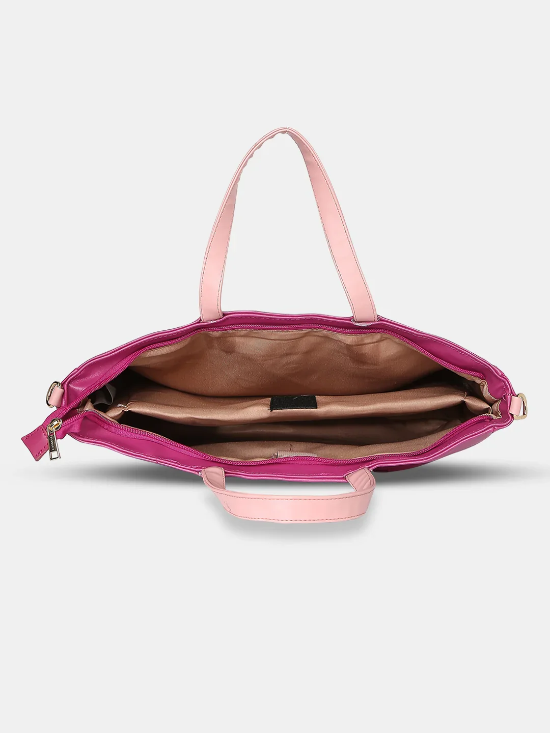 Caprese Ollie Large Fuchsia Laptop Satchel Bag - Image 9