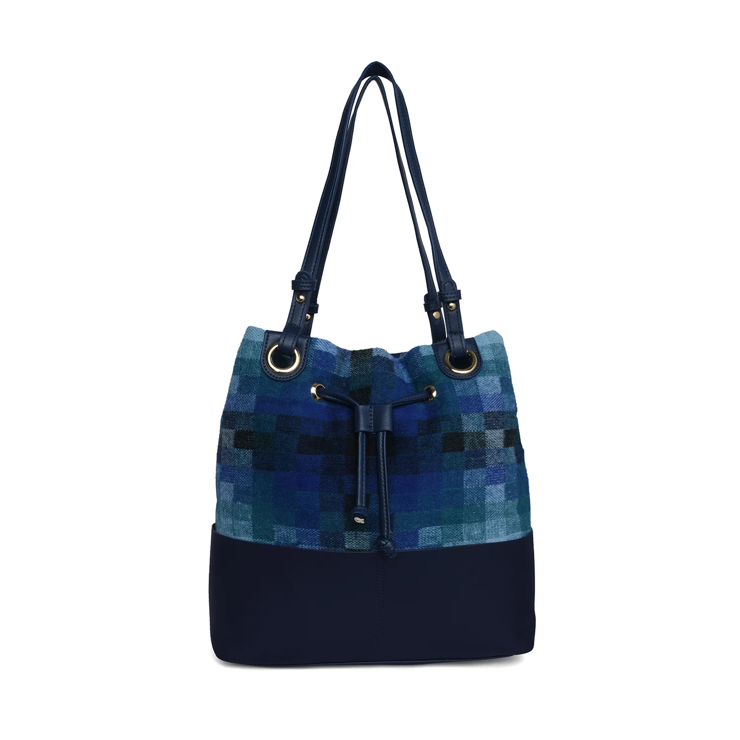 Caprese Oona Medium Blue Drawstring - Image 4